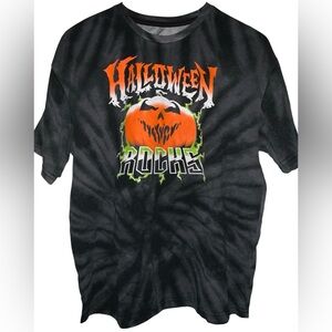 Halloween Rocks Youth XL (14-16) US Tour Front and Back Shirt